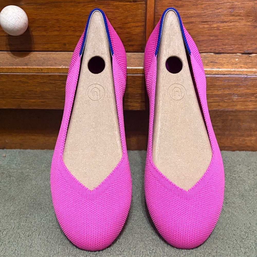 Rothy's Vibrant Pink Women's Flats